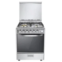 Gas Stove With Oven, Upright Connected, 6-6, 4-burner Multifunctional Integrated Oven 2