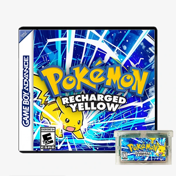 GBA Game Cartridge Video Game Console Card Pokemon Recharged