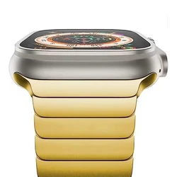 Luxury Stainless Steel Metal Watch Bracelet Strap - Ultra 49mm (Gold)