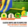 VEVOR Inflatable Bounce House Outdoor High Quality Playhouse Trampoline Jumping Bouncer with Blower Slide and Storage Bag Castle 5