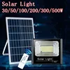30/50/100/200/300/500W Solar Outdoor Lights High Brightness Waterproof Street Lamp Led Powered Sportlight with Remote Control 1