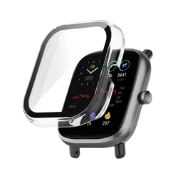 Enhanced PC Protective Cover - Full Screen Protector Case for Smartwatch Protection (Clear)