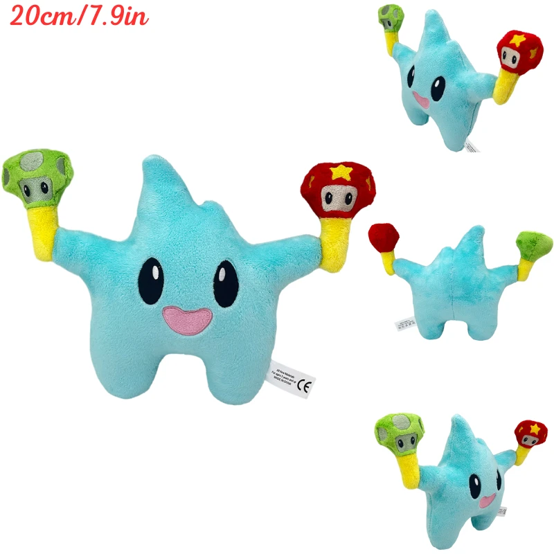 thumbnail image 1 of 26 Styles Kawaii Mario Ice Fire Flower Boo Cappy Plush Toys Cute Anime Figure Super Star Big Poison Piranha Plant Peluche Dolls, 1 of 5