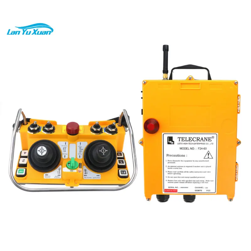 

Hot Sale 24V Telecrane F24-60 Remote Control For Bridge Crane Joystick Industrial Crane Radio Control Wireless Remote Controller