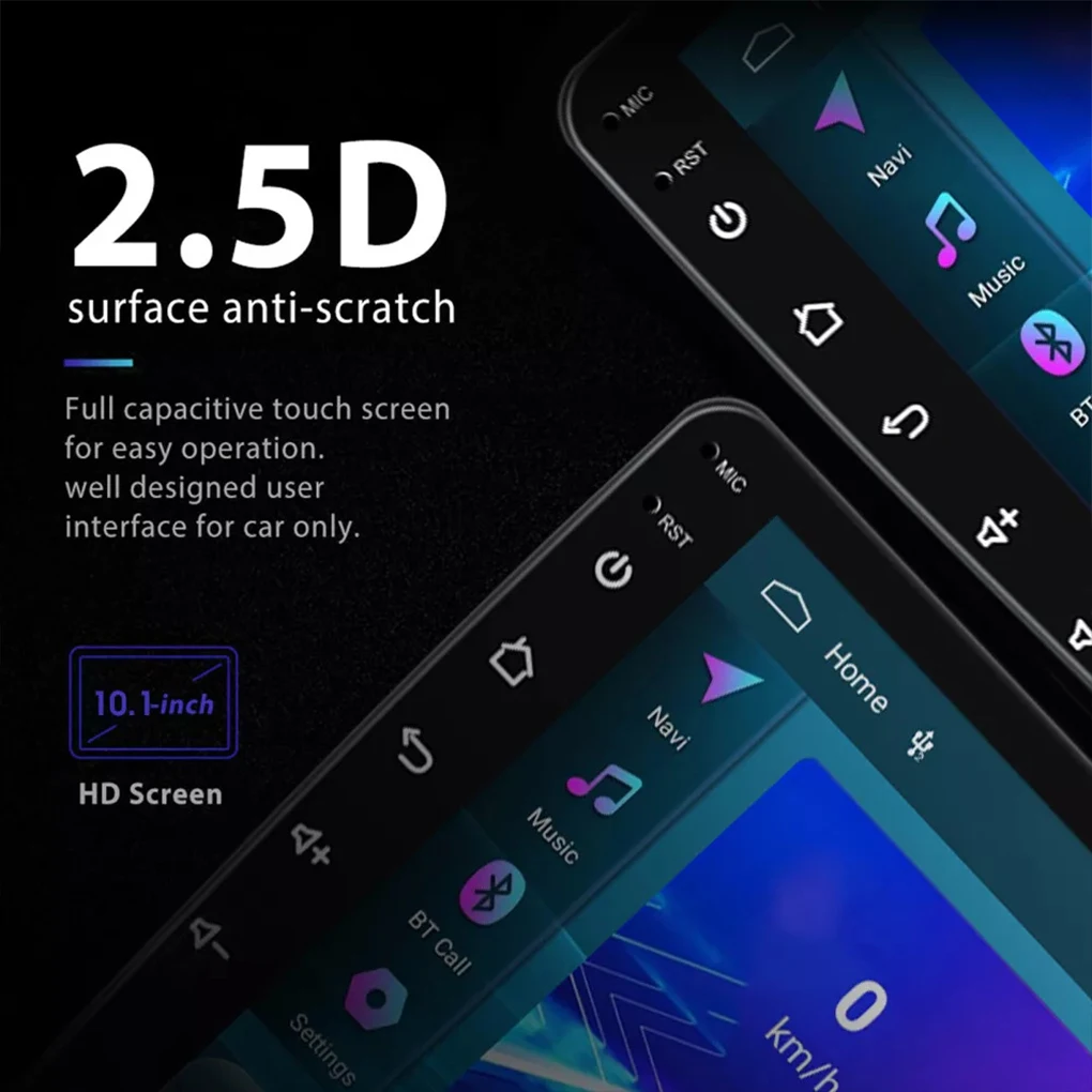 Black Seamless Integration Android Radio With Wireless Car Play Wireless Car Play/Android Auto