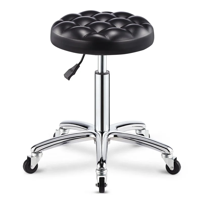 Salon Furniture Hairdressing Stool Barber Shop Chair Stylis Tattoo Chair Liftable Rotatable Beauty Nail Pulley Work Bench Chairs