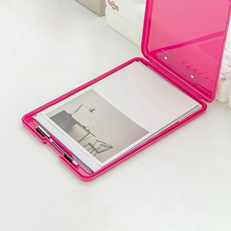 다기능 플라스틱 사무실 문구 보관함, A4 파일 가방, 시험지 보관