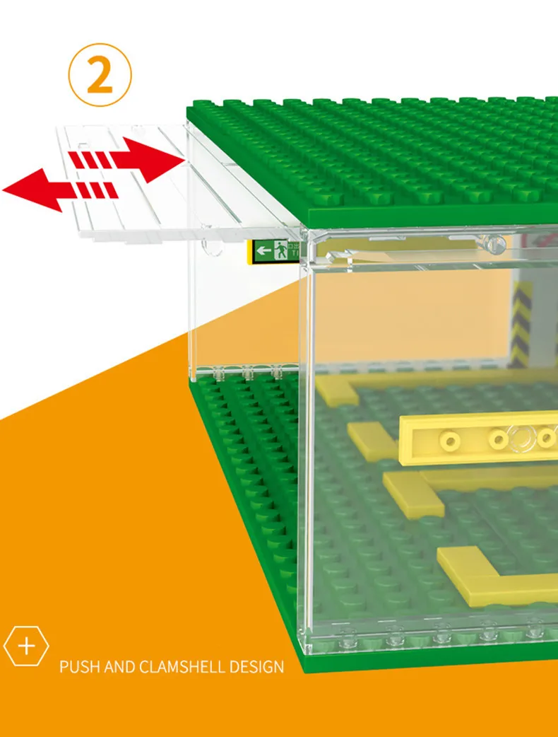 SEMBO BLOCK DIY Sportwagen Garage Bausteine Technologie Rennfahrzeug Lagerung Vitrine Ziegel Kinder Spielzeug Jungen Geschenke – Detail 9