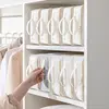 Foldable Storage Bag with Divided Interior Mesh Fabric Organizer Containers Large Stackable for Closet Suitcase Bedroom Travel 3