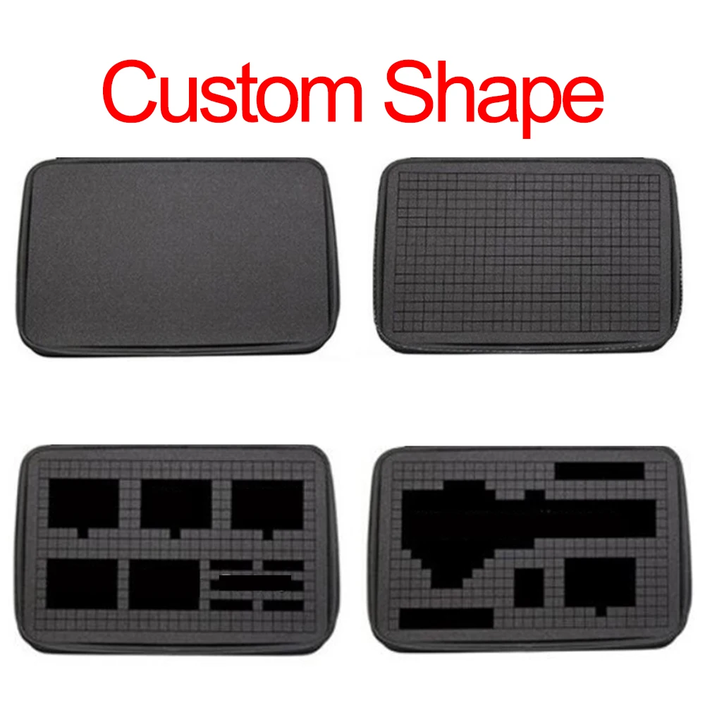 Portable Travel Camera Bag Collection DIY Foam Case Storage Bag Shockproof Zipper Pouch Outdoor Handbag Box Pocket Accessories