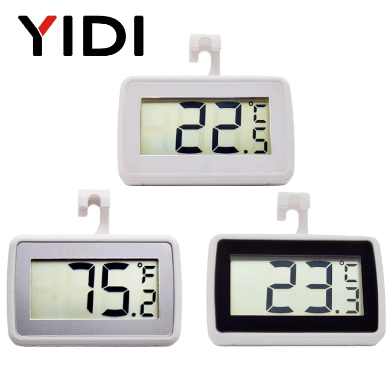 Cooking Thermometers Home & Garden Hanging Digital Alarm Thermometer for Fridge Freezer
