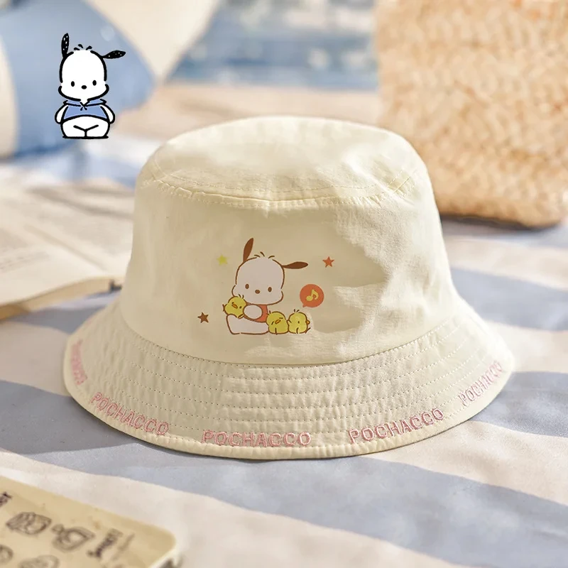 Sanrio Series Fisherman Hat Kuromi New Cartoon Sweet And Cute
