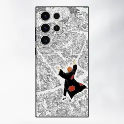 Black Soft Phone Cover Case with Uchiha Itachi Pain Design - Galaxy S20 FE (Mix01)