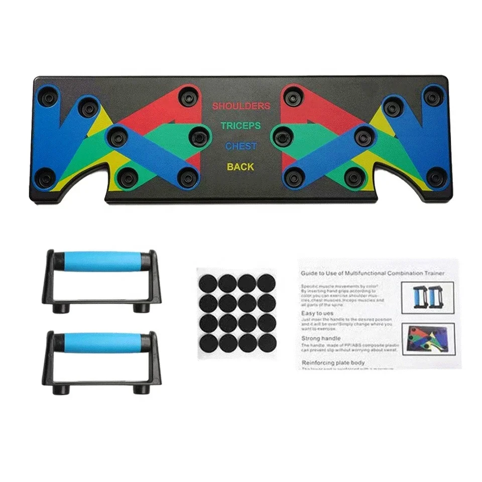 Push-up Bar Plate Multifunctional Foldable Fitness Equipment Push-up Plate Standing Bar Household Gym Equipment
