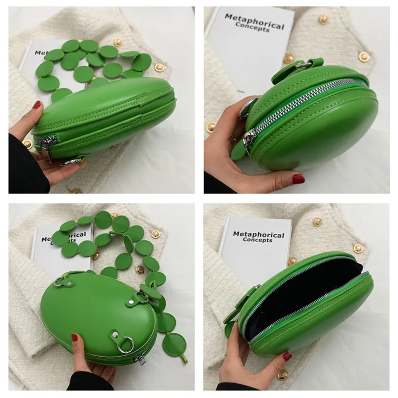 Fashion Oval Design Crossbody Bag for Women Mini Shoulder Bag and Purses Quality Leather Messenger Chest Lady Luxury Handbag crossbody bag women handbags leather shoulder bag pu crossbody bag straw crossbody bag