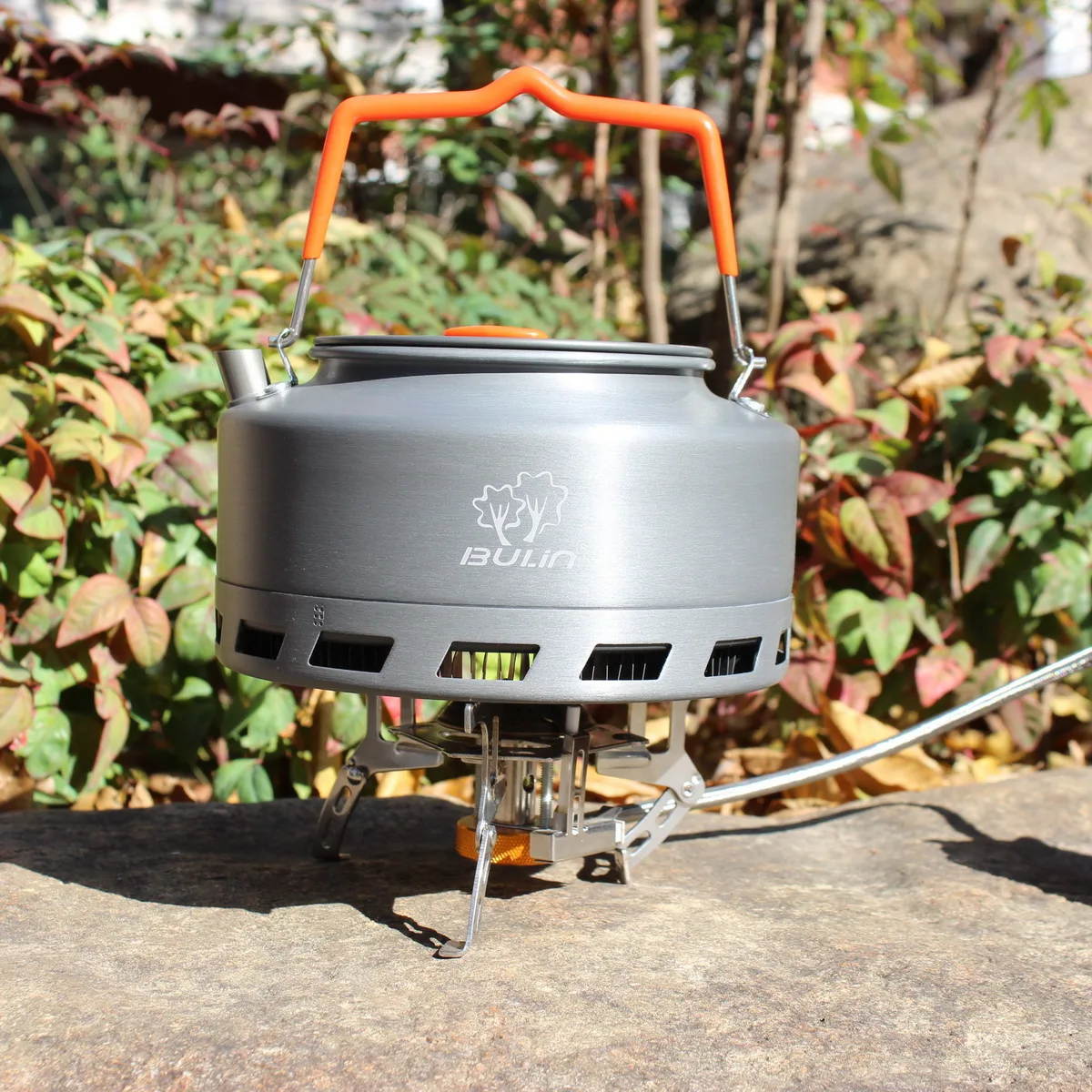 1.1L/1.6L Portable Outdoor Camping Tableware Hiking Quick Heat Teapot Coffee Water Kettle