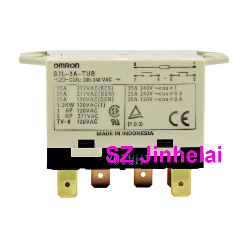 Omron G7L-2A-Tub 24Vdc O 200-240Vac Relè Aria Condizionata Originali Autentici Ad Alta Potenza Relè