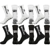 1/6/10 paires de chaussettes de sport antidérapantes à semelle en tissu éponge pour le football 1