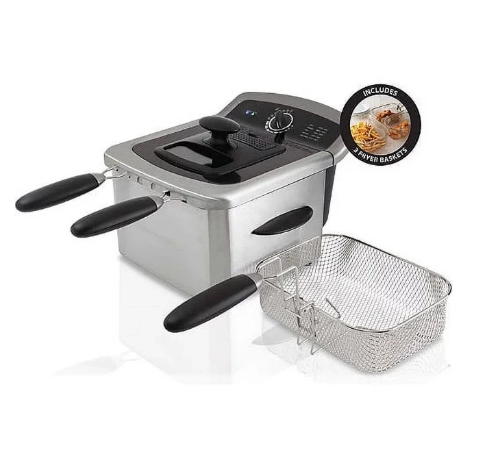 

4L Deep Fryer, Stainless Steel, Electric, New, Model 201639