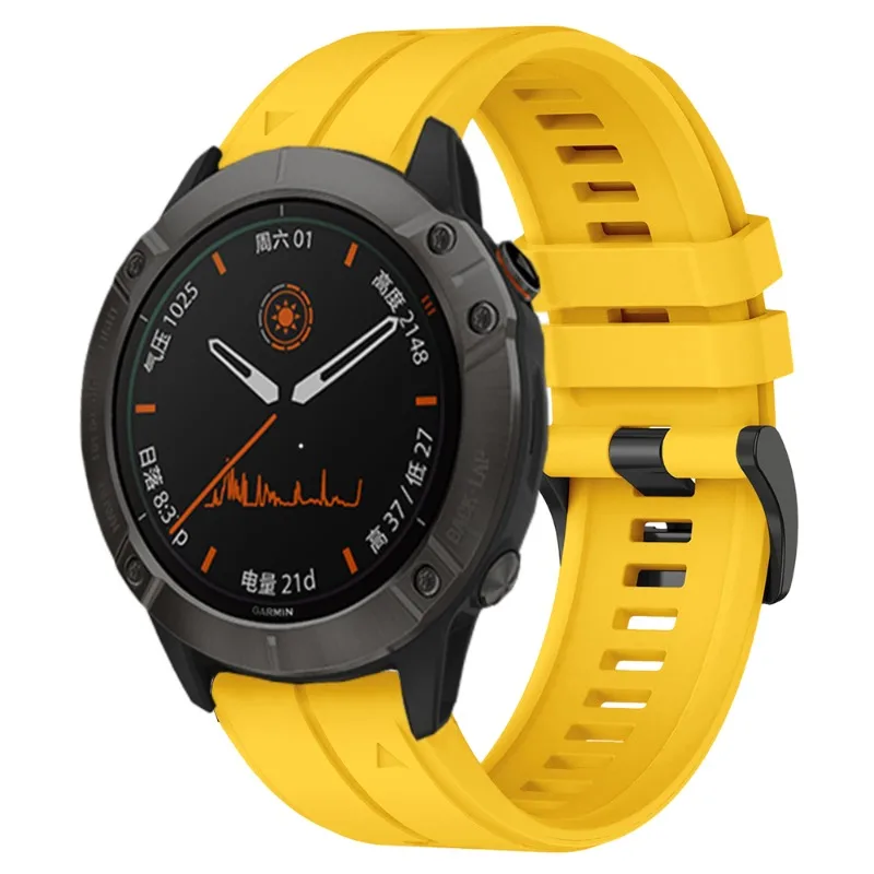 Silicone Outdoor Waterproof Watch Band with QuickFit Closure, Available in Multiple Sizes