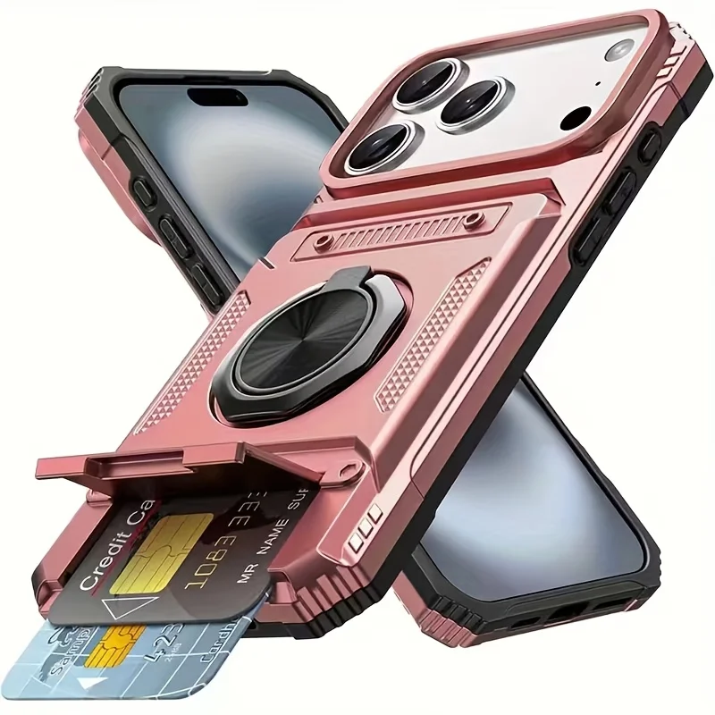 Heavy-Duty Shock-Proof Phone Cases with Dual SIM Card Slots