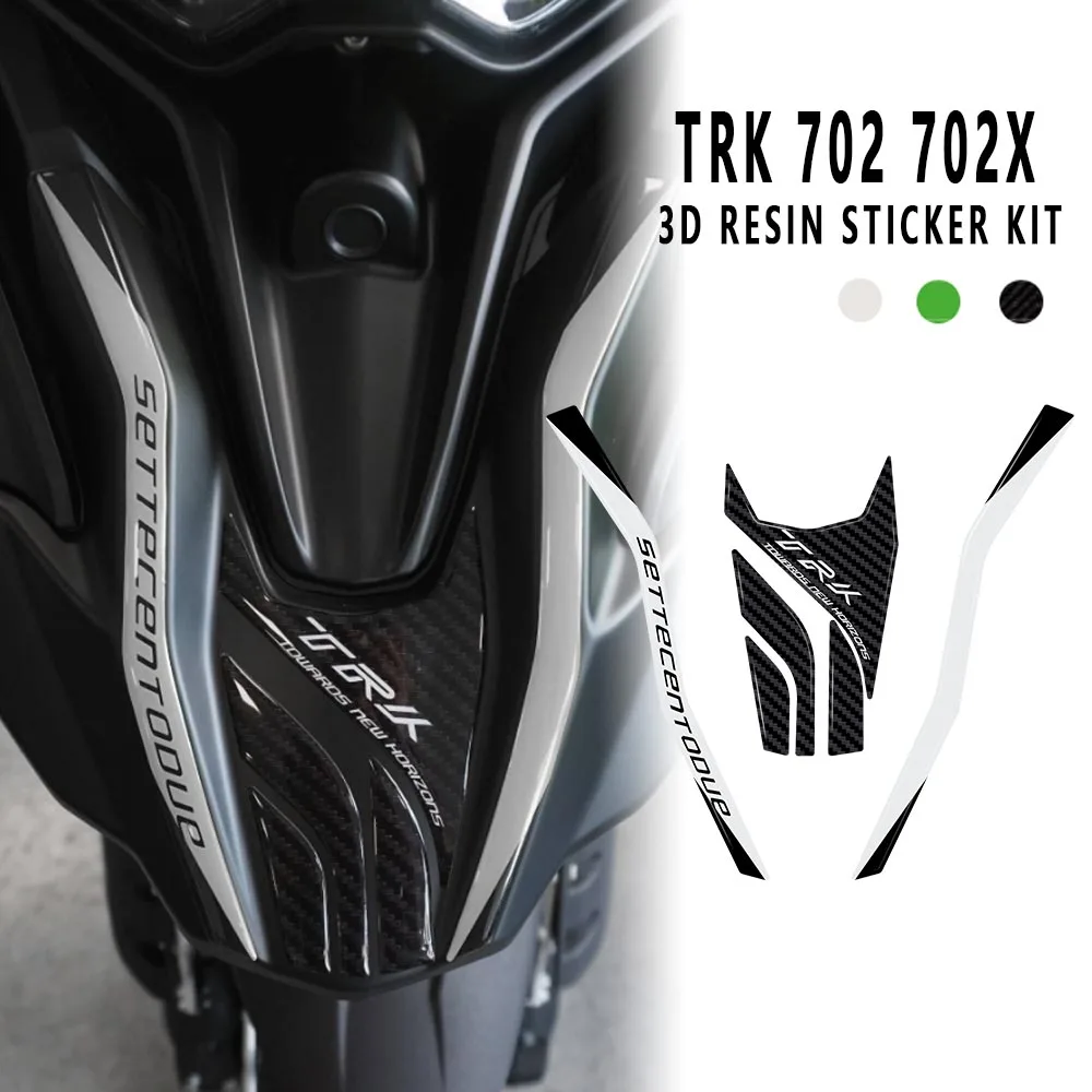 Per Benelli Trk 702 Trk 702X 2023-Kit Adesivo Epossidico Gel 3D Adesivo Di Protezione Anteriore Moto 3D