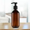 300 Ml Soap Dispenser Pump Hand Refillable Squeeze Bottles Liquid Sample Containers Brown Travel 4