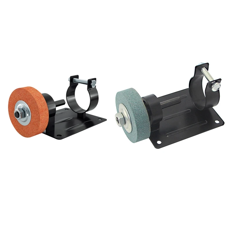 Kit Conversion Perceuse En Meuleuse/ponceuse Iyalezirk - Support + Meules Corindon Et Chlorure - Type A