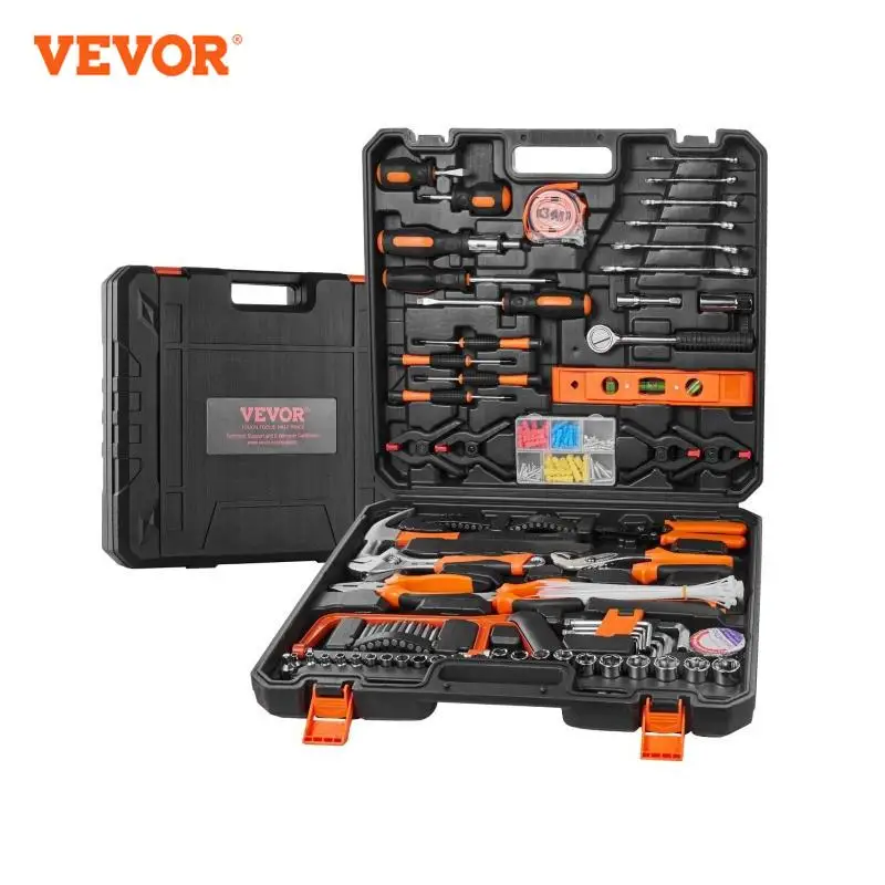 VEVOR Tool Kit Home Repairing Portable Storage Case Home Maintenance DIY Projects Automotive Repair tool kit