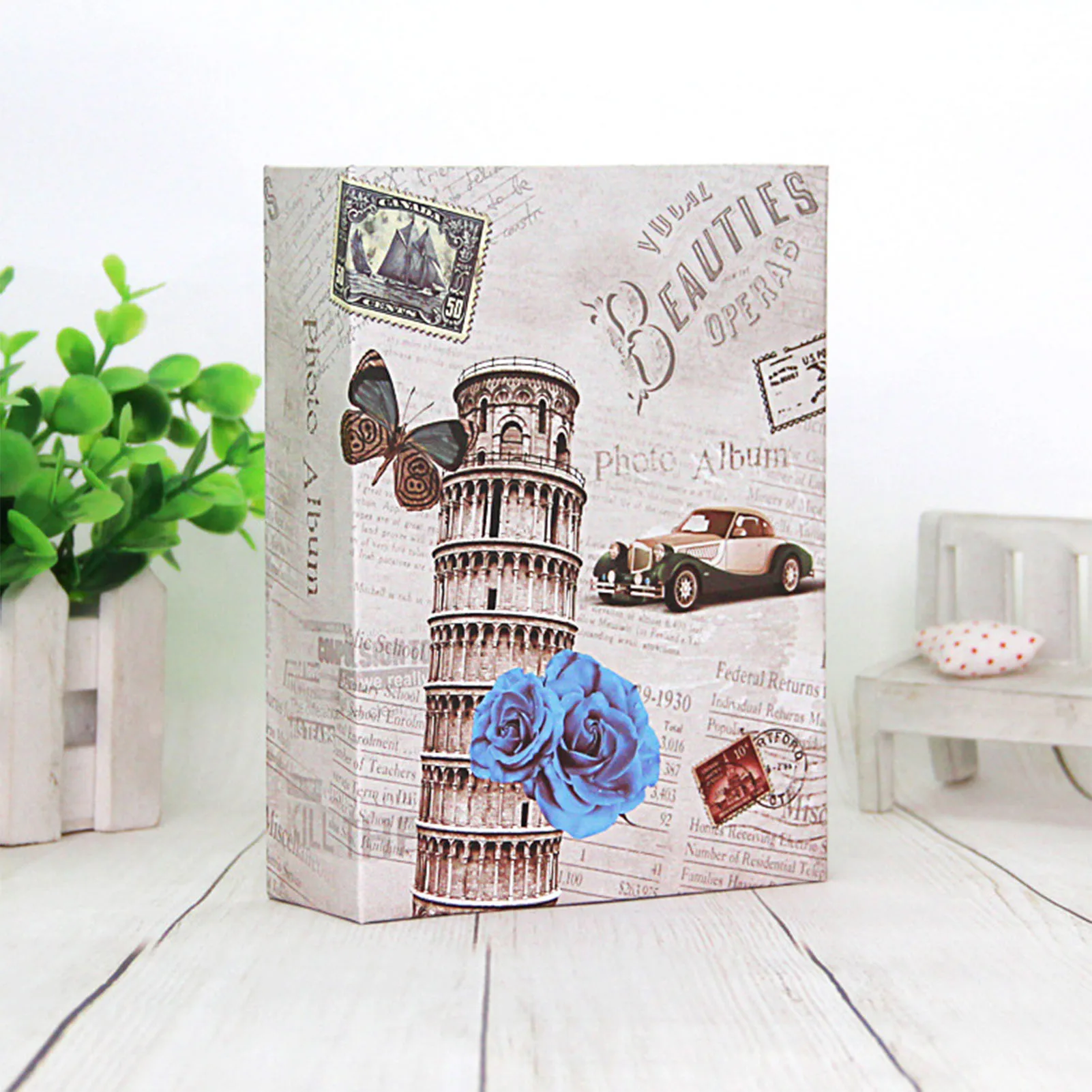 Small Photo Album 4x6 100 Photos Clear Pages Pockets Slide in Photo Album  Pockets Photo Album for Anniversary Baby Family - AliExpress