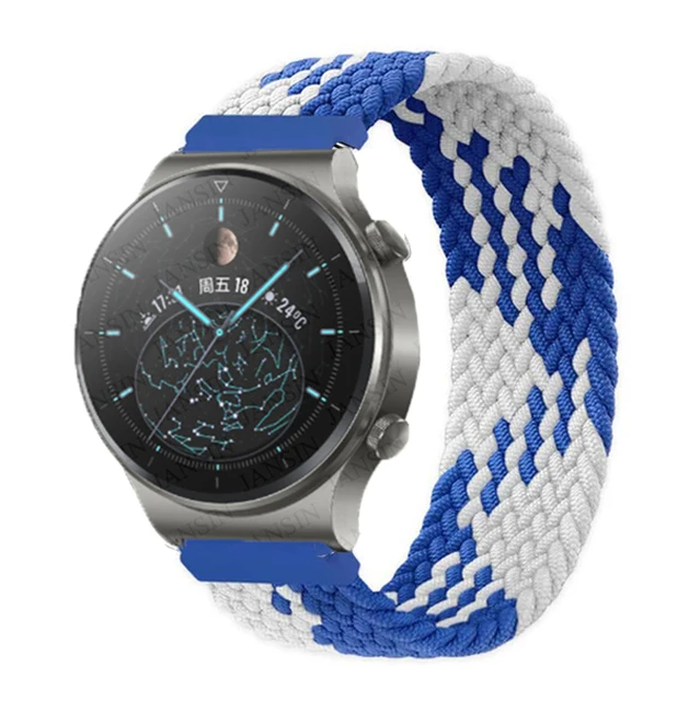 Braided Nylon Solo Loop Strap – 20mm/22mm Adjustable Bracelet Band