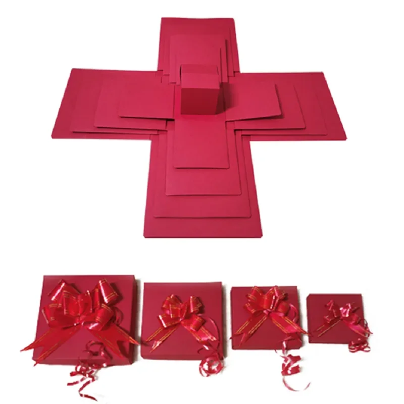 Create a Unique Surprise Explosion Box for Valentine's Day DIY Gifts with Memories of Wedding and Birthday Anniversaries