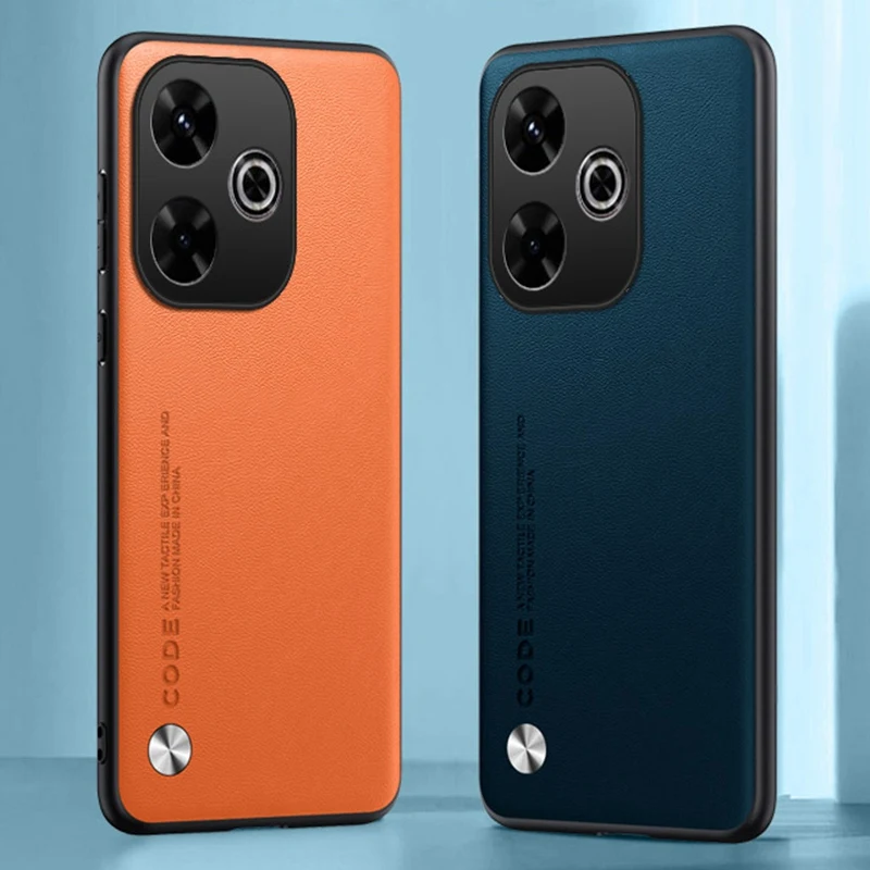 غلاف حماية جلد شاومي بوكو M6/ريدمي 13