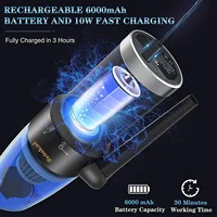 Handheld Mini Vacuum Cleaner Cordless Air Duster Remover Computer Desk Electric Air Spray Cleaner Tool,Car Vacuum Cleaner Device 2