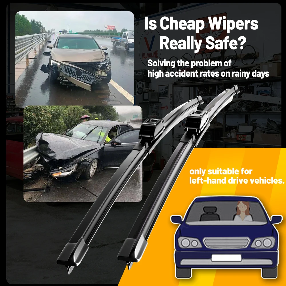 Car Front Wiper Blades For Dacia Sandero III 2020-2023 Streetway Renault Logan Taliant Accessories Window Windscreen Windshield 2