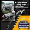 Wiper LHD Front Windshield Wiper Blades For SEAT Altea 2004-2015 2005 2006 2007 Windshield Windscreen Front Window 26"+26" 2