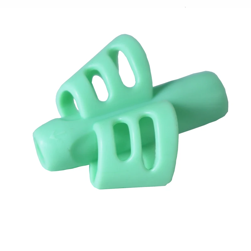 Pen Holder Pen And Brush Holder 1Pc Children's Writing Pencil Pot Holder Silicone Pen Assisted Grip Posture Orthosis