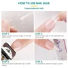 Nailpop Fast Dry Nail Glue with Brush Nail Art Tips Glitter Acrylic Decoration Nail Art Tools Manicure Accessories 2pcs 4