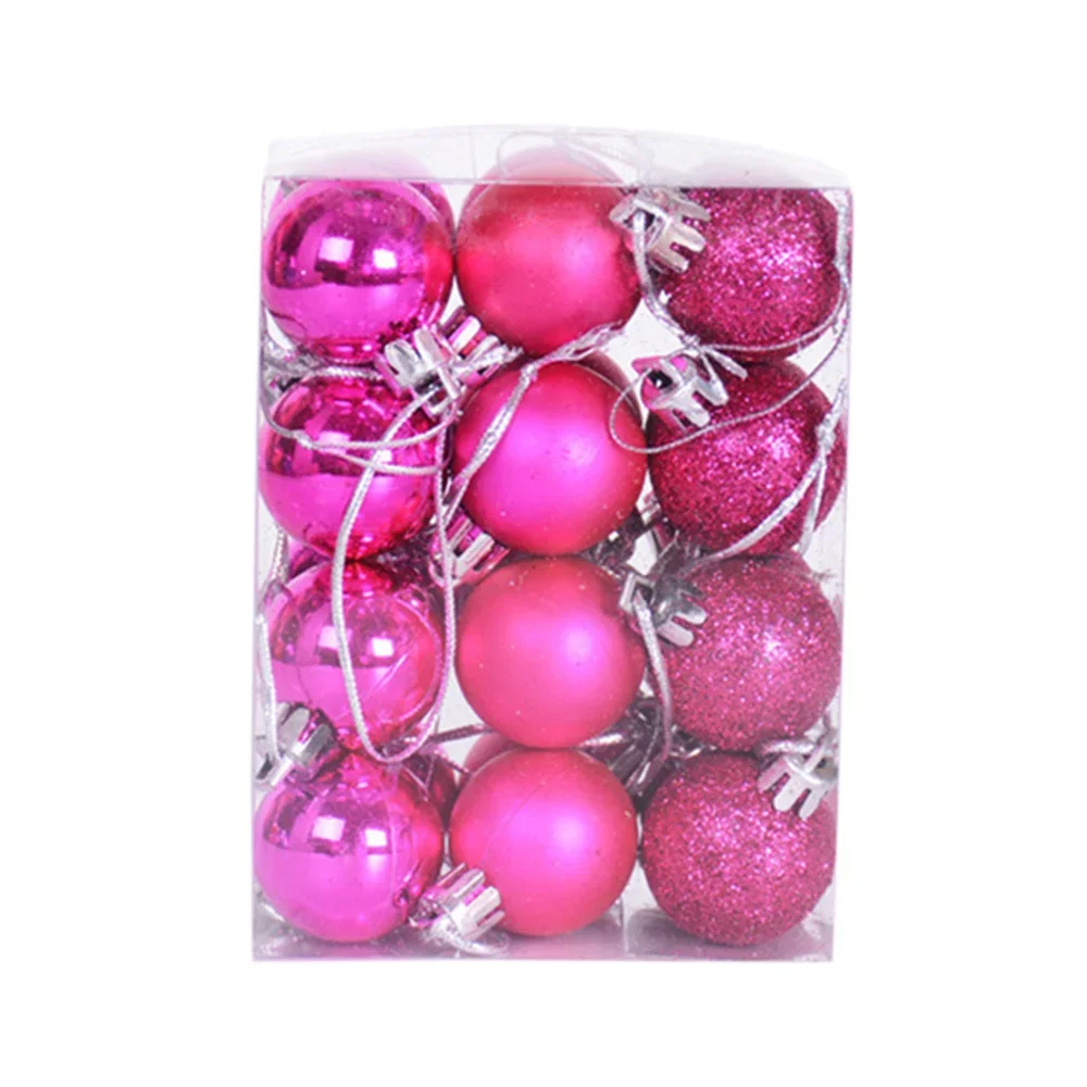 thumbnail image 1 of 24 bolas de Navidad de 3 cm, adornos para árbol de Navidad, bolas colgantes para árbol de Navidad, decoración para árbol de Navidad, regalo de Año Nuevo, 1 of 5