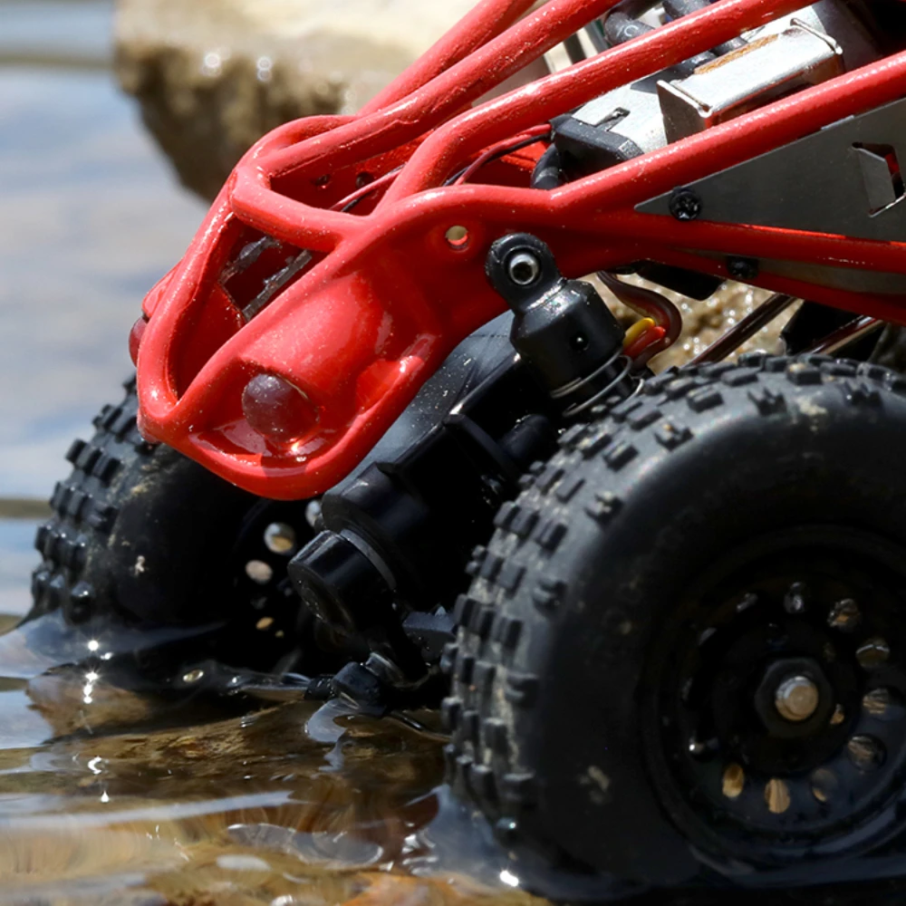 OH32X01 RC Car 1/32 4WD Simulation Pipe Frame Climbing Car Model Electric Remote Control Off-road Climbing Car Toy Boy Toys 4
