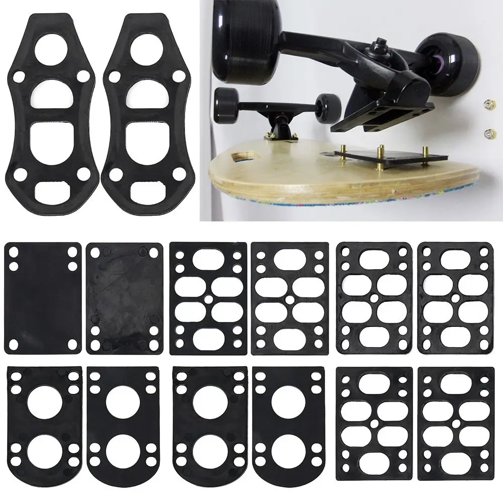 

Высококачественный кронштейн, увеличивающий 3-12 мм, 1/8 дюйма, Резиновые Запчасти для скейтборда, Лонгборда, подставки для моста на доску для серфинга, полиуретановые/CX7 мостовые подкладки