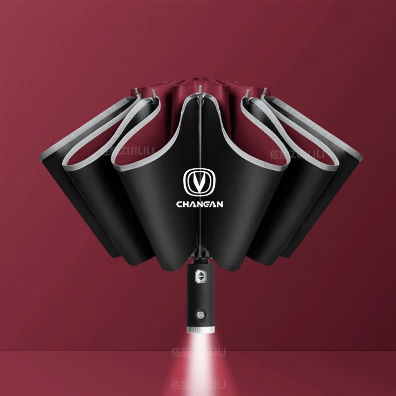 Car Automatic Folding Windproof Sunshade Umbrella For Changan CS35 X5 X7 Plus CS85 Aslvin CS75 CS95 CS70 Raeton CS55 Eado A07 05