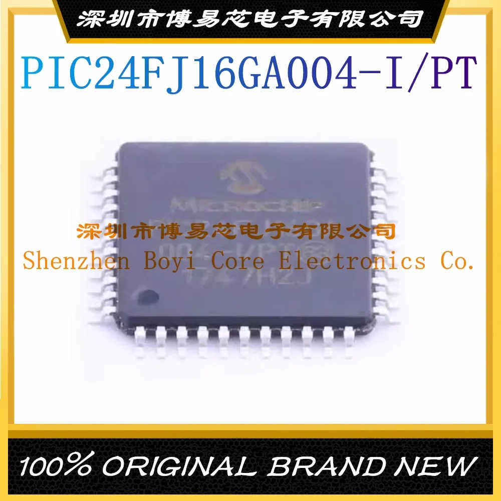 PIC24FJ16GA004-I/PT CPU 32MHz 2V~3.6V: with program FLASH capacity: 5.5K@x24bit Total RAM capacity: 4KB GPIO 35 ADC1@x13ch/10bit new stc15f2k32s2 28i lqfp44 operating voltage range 4 2v 5 5v program storage capacity 32kb total ram capacity 2kb lqfp 44