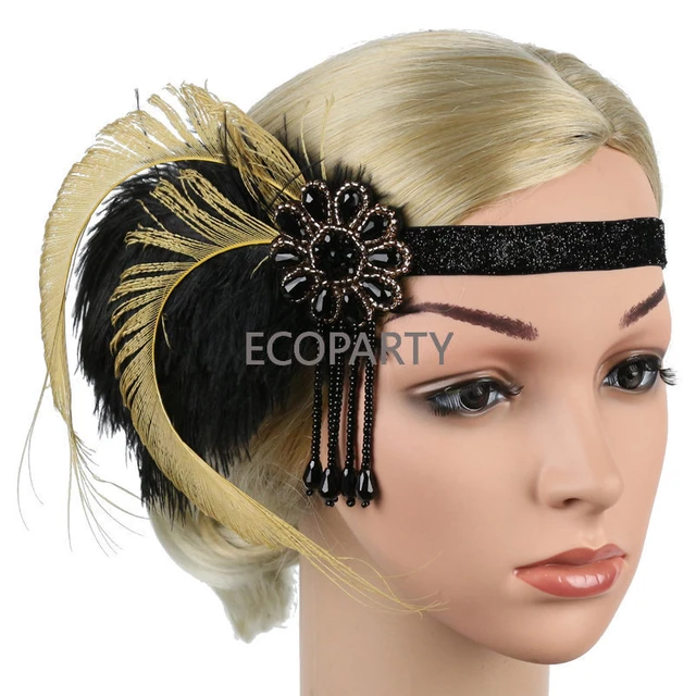 1920s Flapper Girls Accessories Set for Women Great Gatsby Costume Headband  Earrings Necklace Gloves Cigarette Holder Ladies 25 - AliExpress