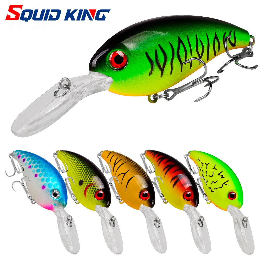 

9/6pcs Crankbaits Set Mixed Colors Fishing Lures Minnow Baits Wobbler Bass Swimbait Sea Swim Trout Tackle Hard