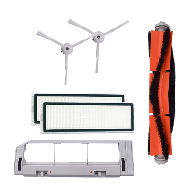 HOT！-Main Side Brush Filter Replacement Accessories For Roborock S5 Max S50 S51 S6 Max Robotic Vacuum Cleaner