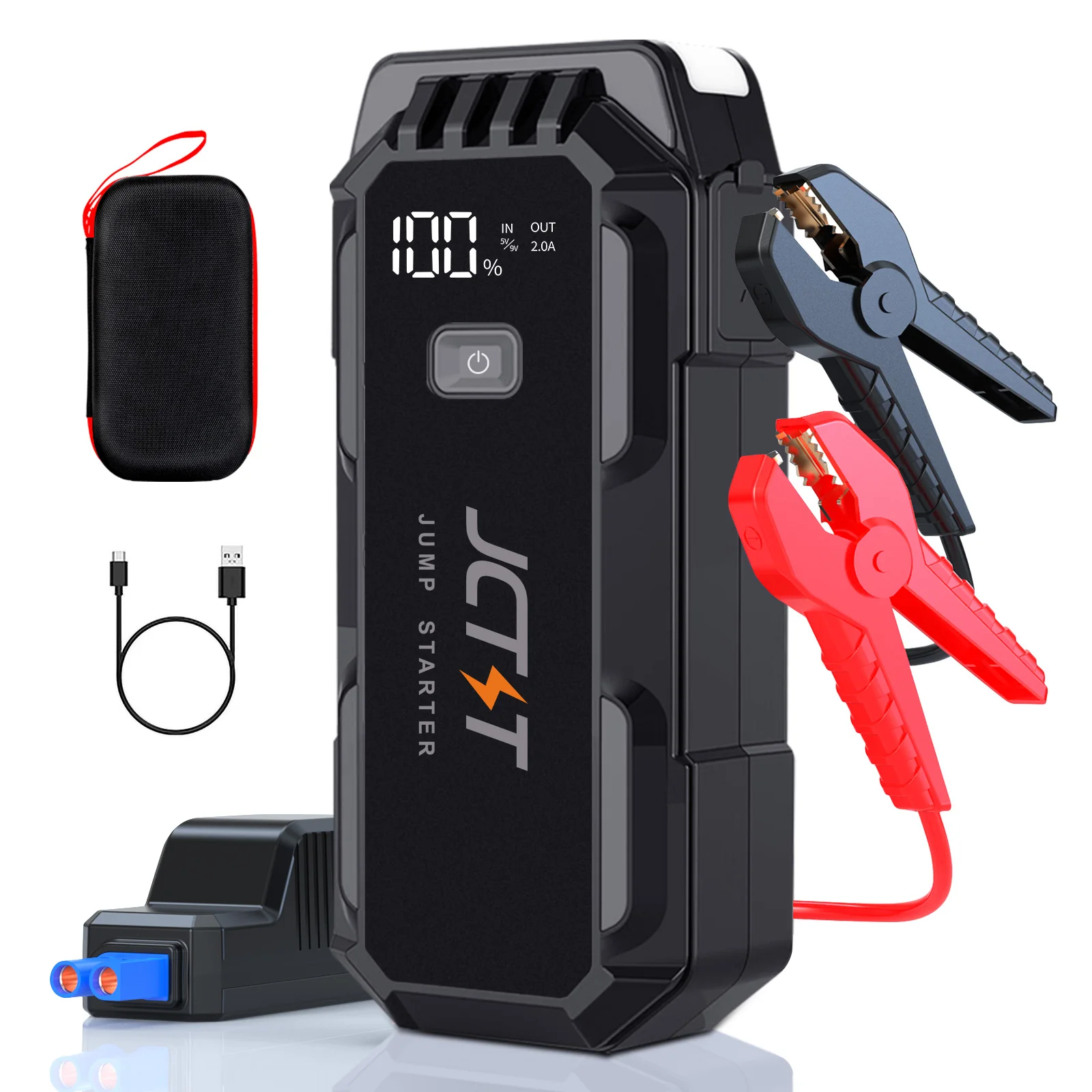 Car Jump Starter Power 12V Portable Battery Charger Automatic Emergency Booster Start Equipment