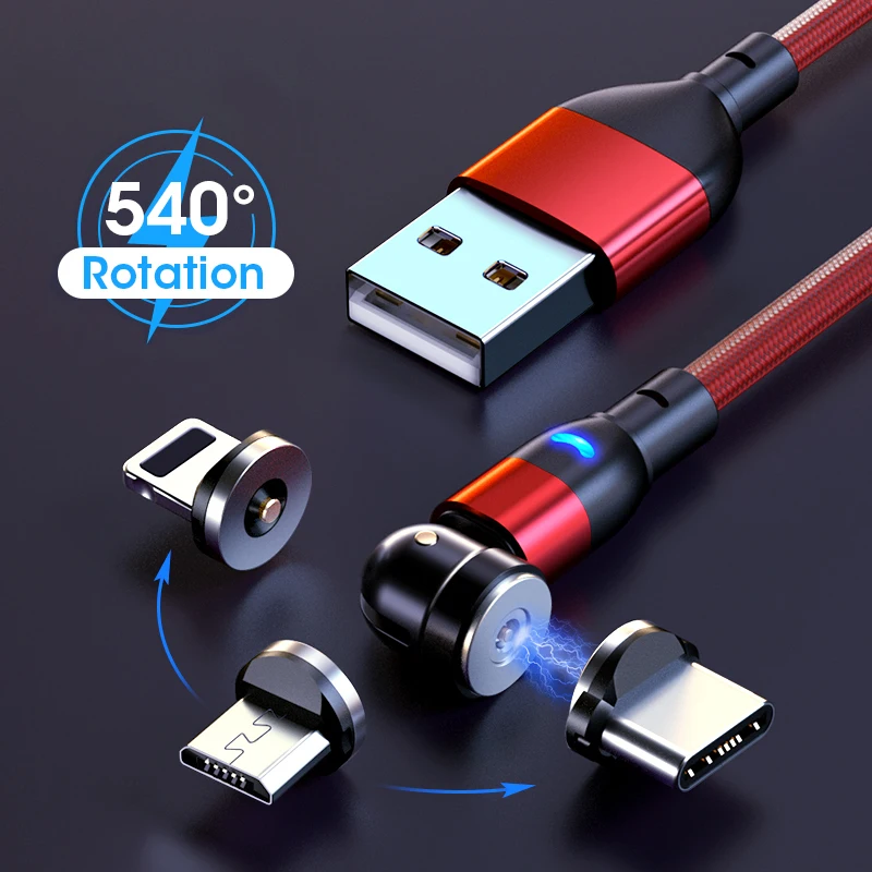 Krsende Magnetic USB C Cable [1M 2M 2M], 60W USB A/USB C To Type C