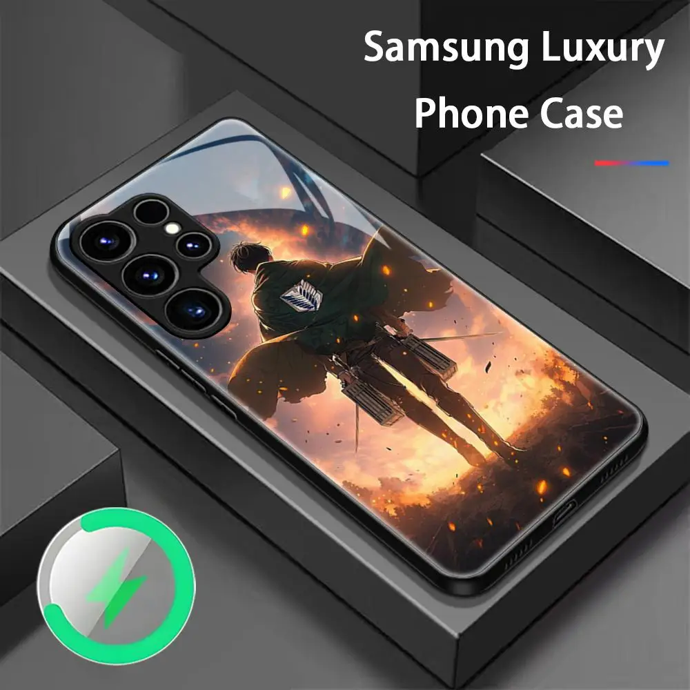 Attack on Titan Levi Magnetic Glass Phone Case