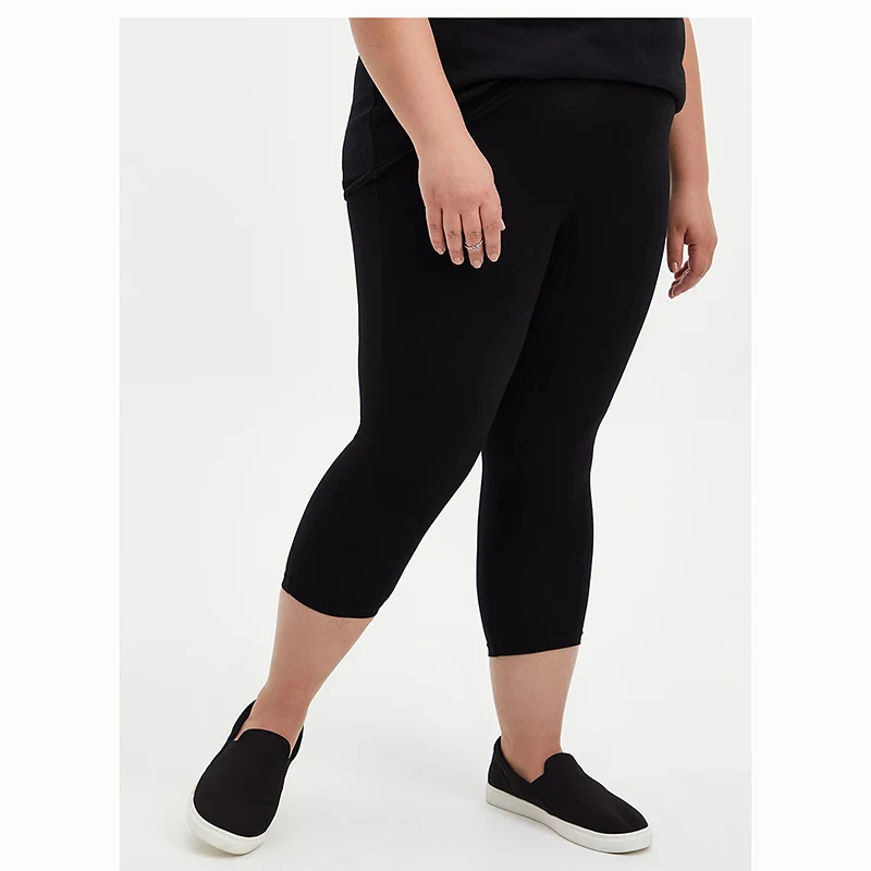 Capris Solid Stretchy Pants - AliExpress